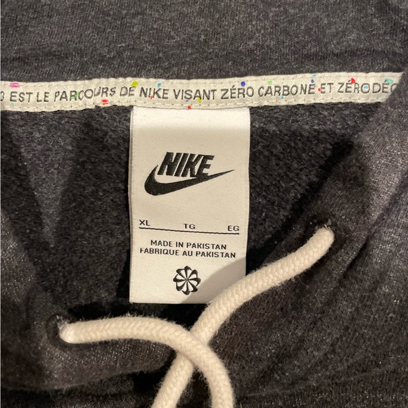 Nike Grey Sportswear Fleece Sweatshirt Hoodie Men’s Size X-Large - Picture 10 of 11
